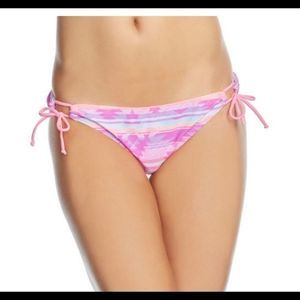 Arizona NWT hipster side tie bikini bottom jrs M